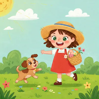 A-Tisket, A-Tasket Illustration