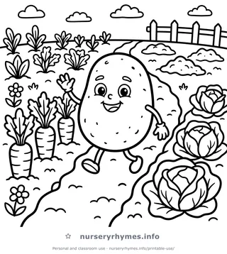 Aloo Kachaloo coloring page
