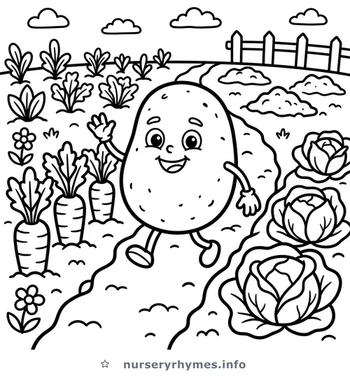 Aloo Kachaloo coloring page to print
