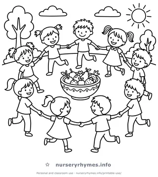 Arroz con Leche coloring page