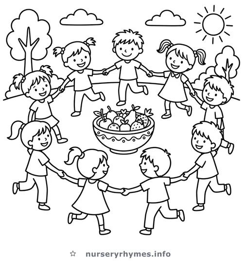 Arroz con Leche coloring page to print