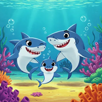 Baby Shark Illustration