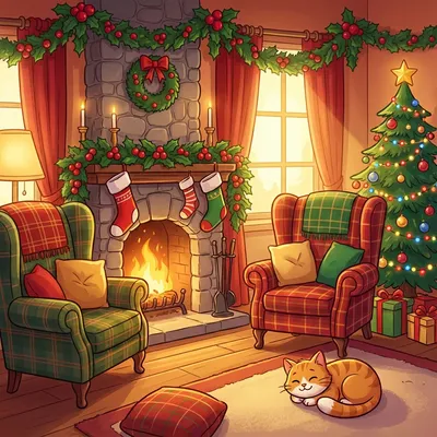 Deck the Halls Illustration