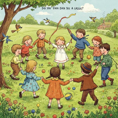 Did You Ever See a Lassie? Illustration