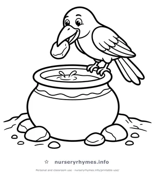 Ek Kauwa Pyasa Tha coloring page