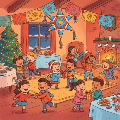 Feliz Navidad Illustration