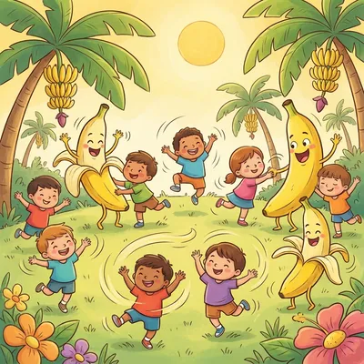 Go Bananas, Peel Bananas Illustration