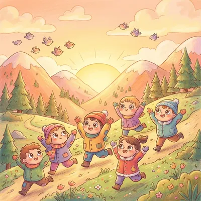 Go Tell It On The Mountain Illustration