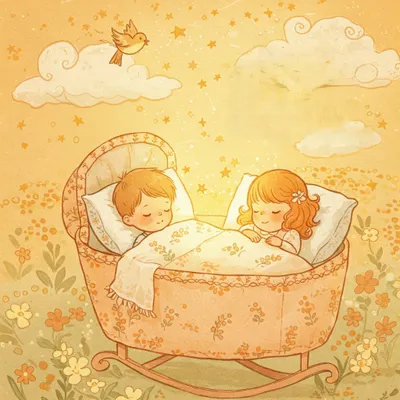 Golden Slumbers Kiss Your Eyes Illustration