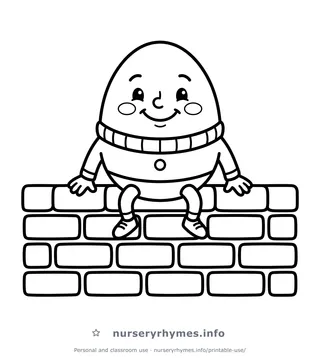 Humpty Dumpty coloring page