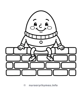 Humpty Dumpty coloring page