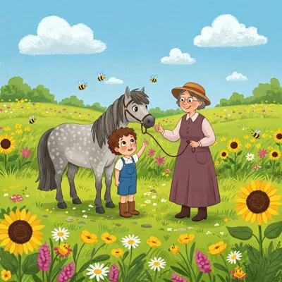 I Had a Little Pony Illustration