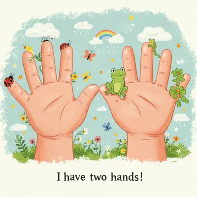 I Have Two Hands Illustration