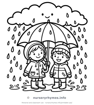 I Hear Thunder coloring page