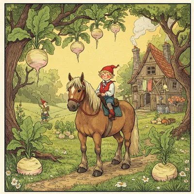 If Wishes Were Horses, Beggars Would Ride Illustration