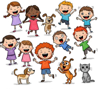 If You're Happy and You Know It Illustration