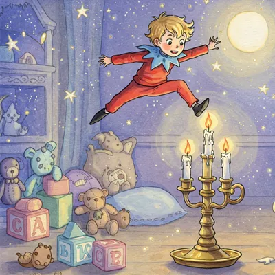 Jack Be Nimble Illustration