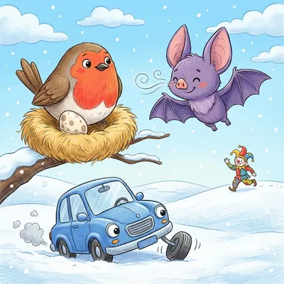 Jingle Bells, Batman Smells Illustration