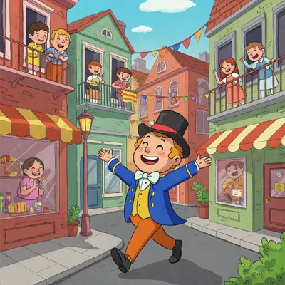 John Jacob Jingleheimer Schmidt Illustration