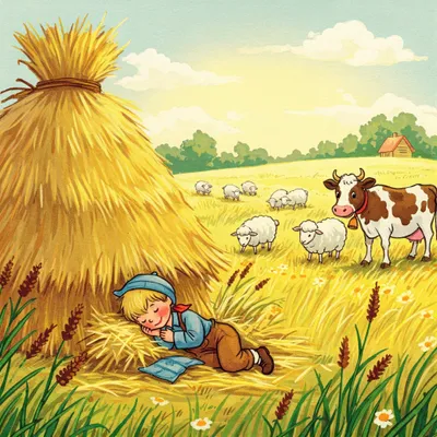 Little Boy Blue Illustration