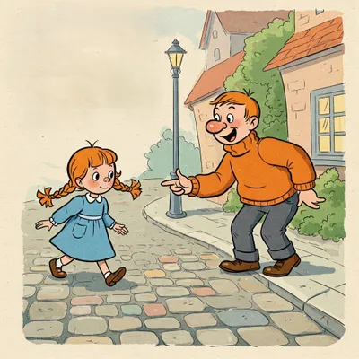 Little Sally Walker Illustration