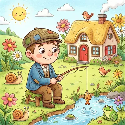 Little Tommy Tittlemouse Illustration