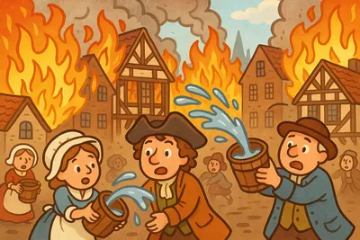 London's Burning Illustration