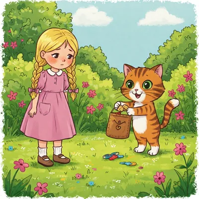 Lucy Locket Illustration