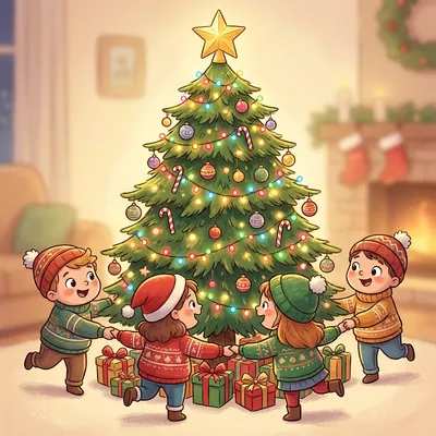 O Christmas Tree Illustration