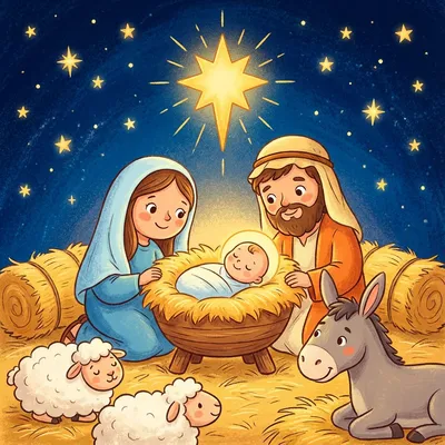 O Holy Night Illustration
