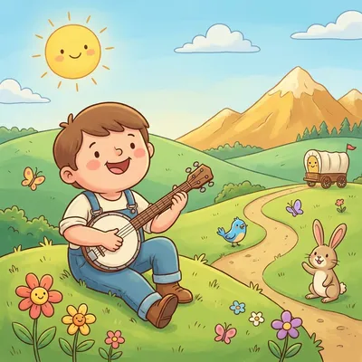 Oh Susanna Illustration