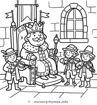 Old King Cole coloring page