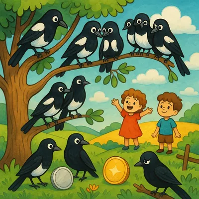 One for Sorrow Illustration