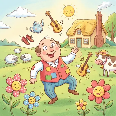 Polly Wolly Doodle Illustration