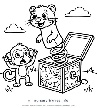 Pop Goes the Weasel coloring page