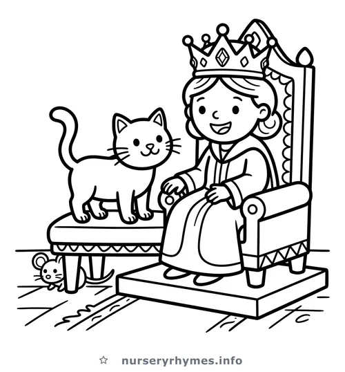 Pussy Cat Pussy Cat coloring page to print