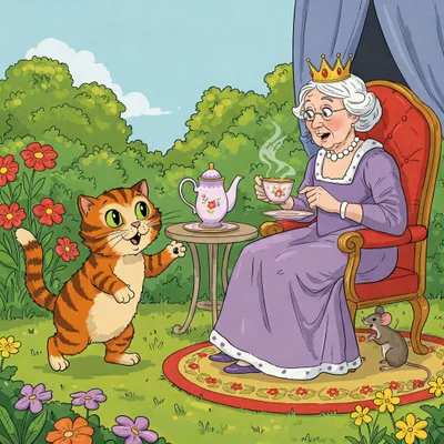 Pussy Cat Pussy Cat Illustration