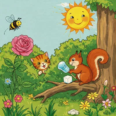 Roses Are Red Illustration