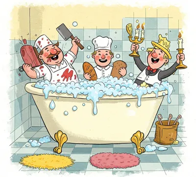 Rub-a-Dub Dub Illustration