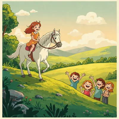 She'll Be Coming Round the Mountain Illustration