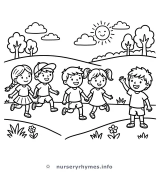 Skip to My Lou coloring page