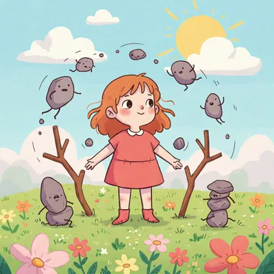 Sticks and Stones Illustration