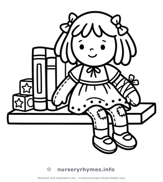 Tengo una Muñeca coloring page