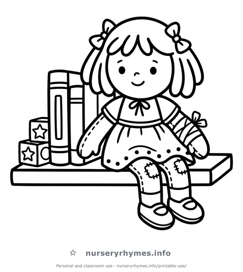 Tengo una Muñeca coloring page to print
