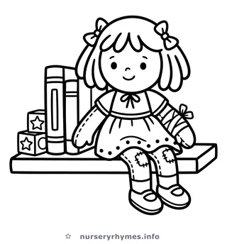 Tengo una Muñeca coloring page