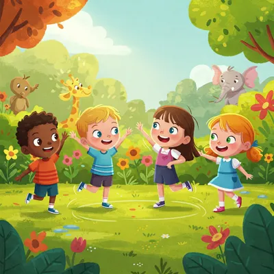 The Hokey Cokey (/Hokey Pokey) Illustration