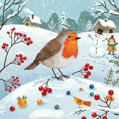 The North Wind Doth Blow Illustration