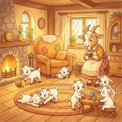 The Wolf and the Seven Young Goats