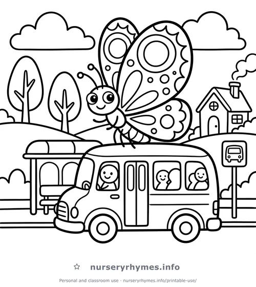 Titli Udi coloring page to print
