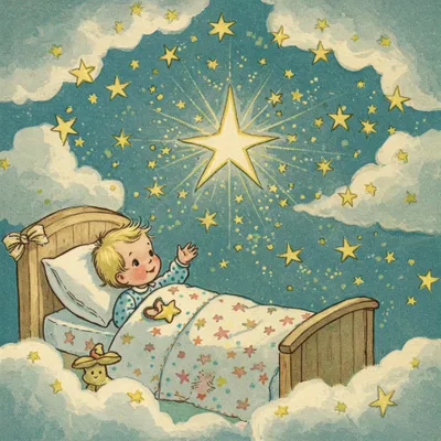 Twinkle, Twinkle Little Star Illustration